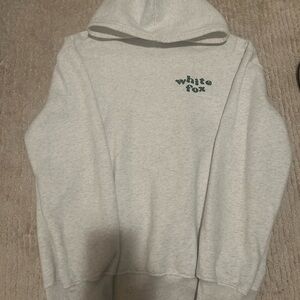 S/M White Fox Hoodie